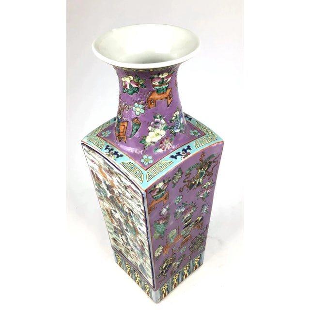 Mid-Century Modern 1920’s Antique Chinese Porcelain Vase For Sale - Image 3 of 13
