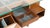 Mid-Century Modern Coffee Table with Compartments, Wood and Glass, Italy, 1970s