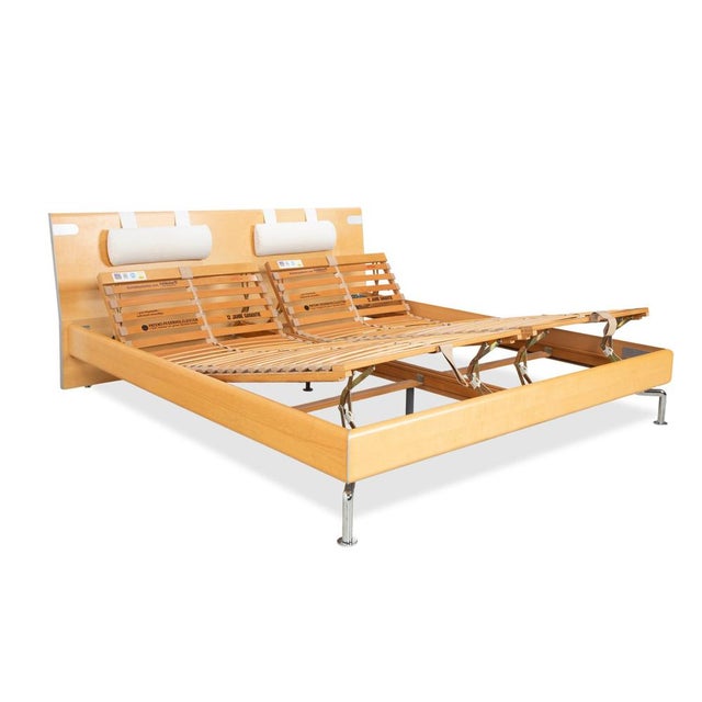 Wooden Bed with Lighting and Electric Function from Hülsta For Sale - Image 5 of 18