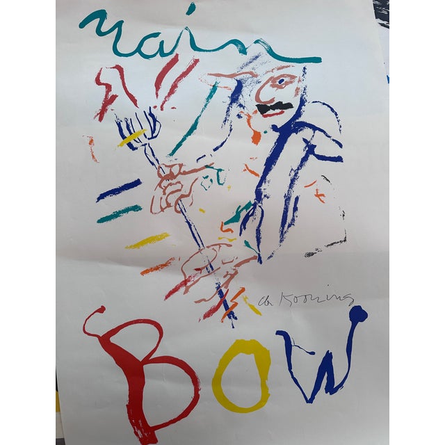 1970s Original Willem De Kooning’s Rainbow – Thelonious Monk, Devil at the Keyboard Poster For Sale - Image 10 of 12