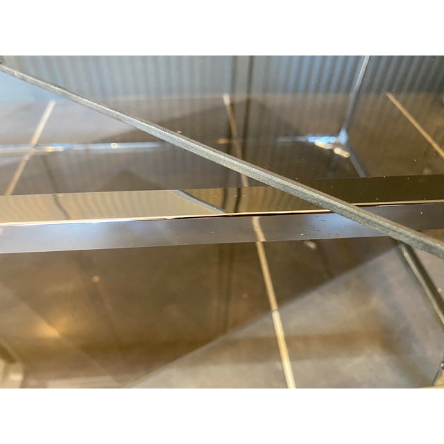 Vintage Bauhaus Coffee Table with Double Glass and Chrome Top, 1970s For Sale - Image 16 of 18