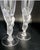 Glass 1990s Retired Carl Faberge "Kissing Doves" Art Deco Champagne Flutes - a Pair For Sale - Image 7 of 11