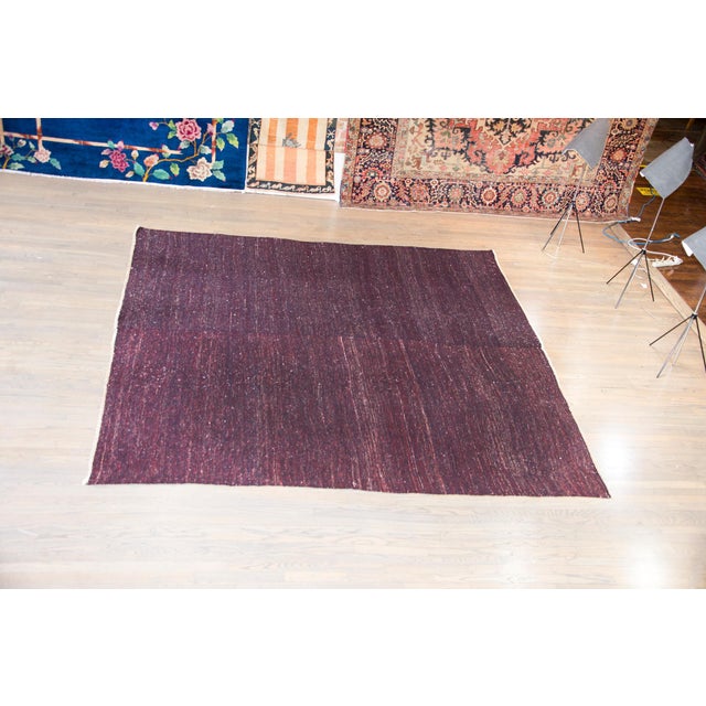 Textile Vintage Persian Gabbeh Kilim Rug For Sale - Image 7 of 15