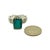 Natural Tourmaline Diamond Ring 6 14k W Gold 5 TCW Certified For Sale - Image 10 of 12