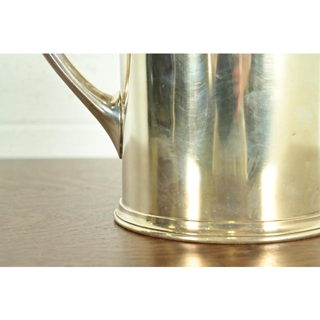 Antique Tiffany & Co. Victorian Silverplate Repoussé Pitcher For Sale - Image 9 of 12