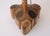 1970s Vintage Brutalist Rustic Carved Wood Log Cluster Table Lamp For Sale - Image 5 of 11