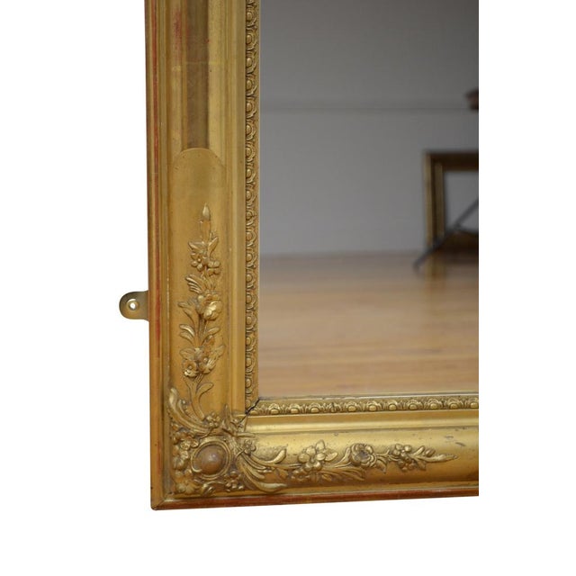 19th Century Gilded Wall Mirror For Sale - Image 10 of 14