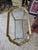 Metal Hollywood Regency Brass, Glass and Wrought Iron Butler Tray Table For Sale - Image 7 of 9