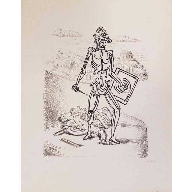 Giorgio De Chirico, The Gladiator, 1920s, Lithograph For Sale