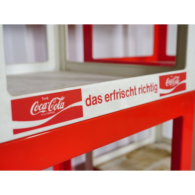 Red Vintage Pop Art Display Shelves from Coca-Cola, 1970s, Set of 2 For Sale - Image 8 of 14