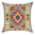 Boho Chic Turkish Daria Hand Woven Kilim Throw Pillow For Sale