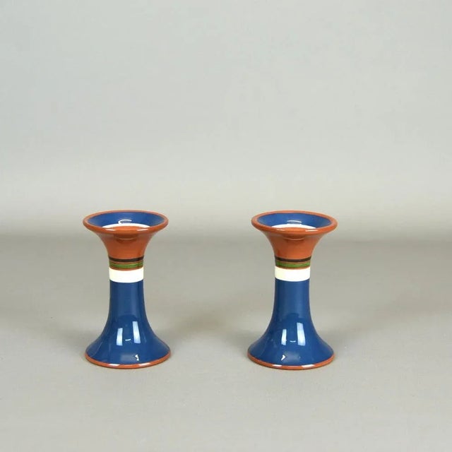 Ceramic Candlesticks, Sweden, 1960s, Set of 2 For Sale - Image 6 of 6