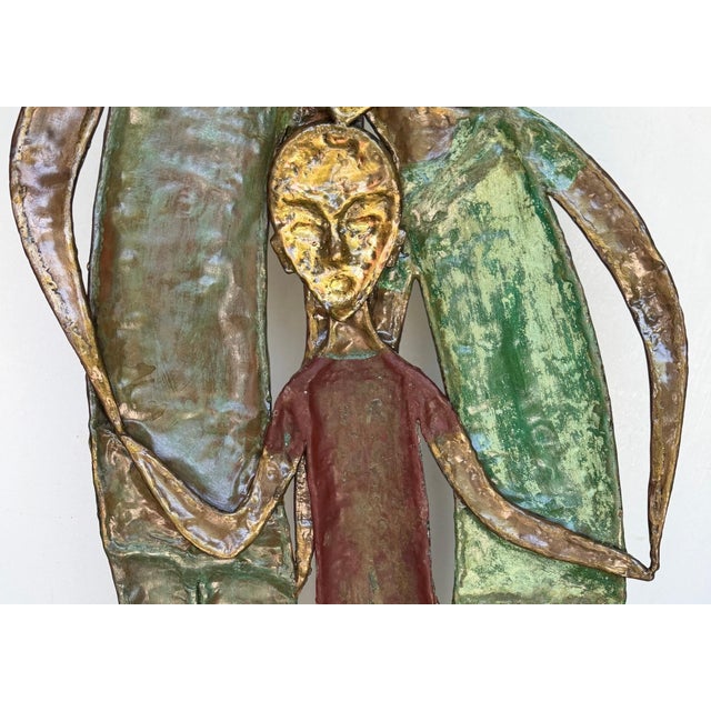 Monumental “The Guy Fawkes Family” Patinated Bronze Sculpture by A. Souer For Sale - Image 14 of 18