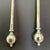 American Antique Pair of Ball End Silver Salt Spoons by George Sharp For Sale - Image 3 of 9