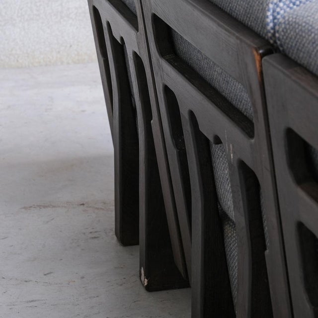Mid-Century Oak Modular Sofa, 1960s, Set of 3 For Sale - Image 9 of 15