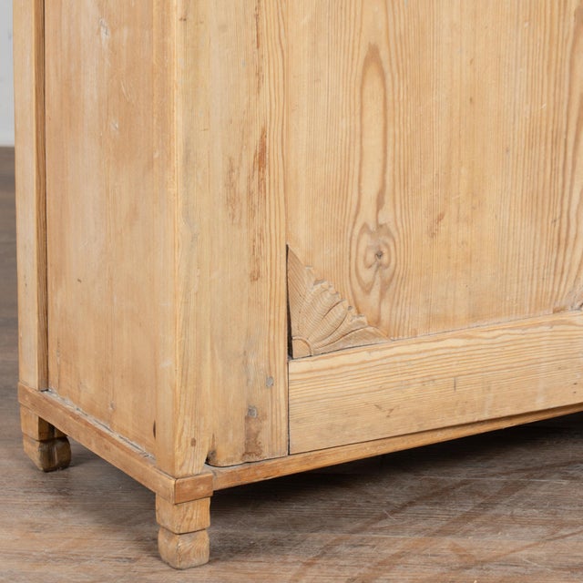 19th-Century Swedish Pine Four Door Cabinet For Sale - Image 13 of 14