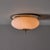 1970s Nickel and Opaline Glass Wall or Ceiling Lamp Attributed to Luigi Caccia Dominioni for Azucena For Sale In Los Angeles - Image 6 of 18