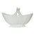 Vintage Milk Glass Daisy & Button Basket For Sale