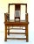 Antique Side Chair : Mid 19th Century Chinese Elm Wood Vintage Chinese Side Chair- With a Warm Golden Glow! For Sale - Image 4 of 12