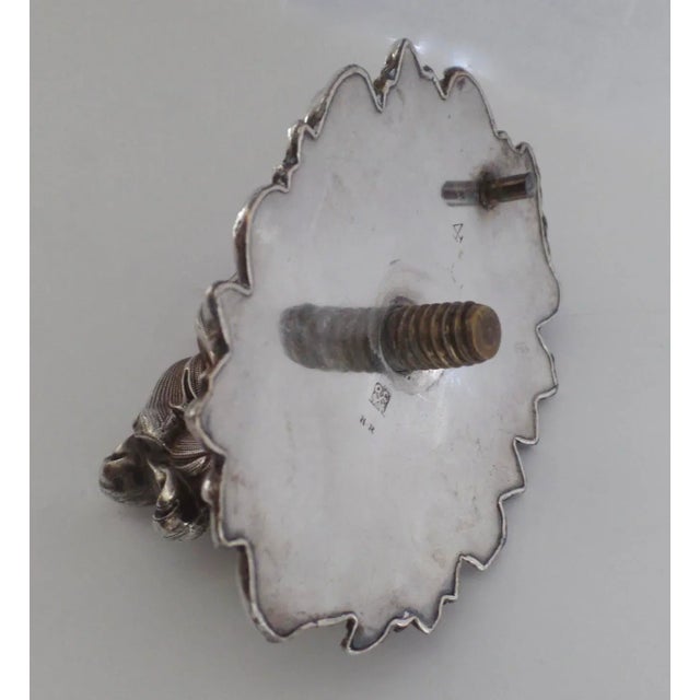 Silver 1830 English Sheffield Silver Meat Game Dome Armorial "Andros" For Sale - Image 8 of 13