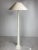 Ivory Mid-Century French Alabaster Floor Lamp with Bouclé Shade, 1950s For Sale - Image 8 of 11