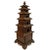 Vintage Chinese Split Reed Bamboo 6-Tier Pagoda Tower For Sale - Image 4 of 8
