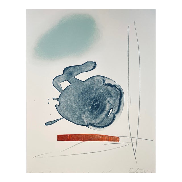 1993 Guylaine Doucet Abstract Lithograph and Woodcut For Sale