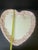 Vintage 1989 Angora / Haldon Group "Pink Stripe" Ribbon Bow Heart Platter - Rare 14" For Sale - Image 16 of 17
