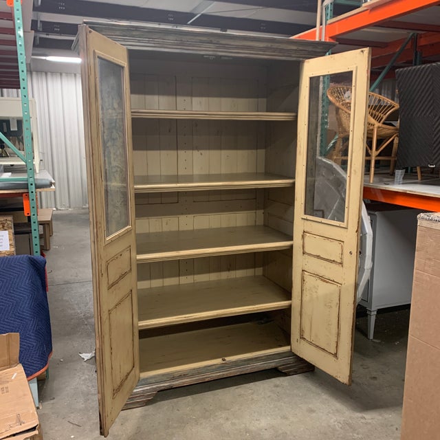 2000 - 2009 Industrial Woodland Furniture Armoire For Sale - Image 5 of 13