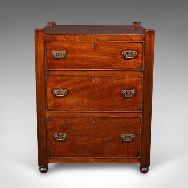 Traditional 1780's Antique Gentleman's Nightstand For Sale - Image 3 of 9