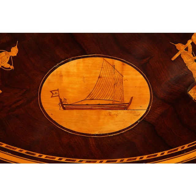 Mid 19th Century Side Table with Tunbridge Marquetry, 1850 For Sale - Image 13 of 18