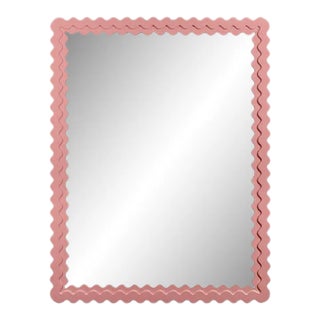 Fleur Home Carnival Chaos Rectangle Mirror in Pink Punch, 36x48 For Sale