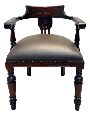 Desk Chair in Mahogany