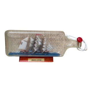 Vintage Ship in a Bottle For Sale