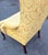 Wood Vintage Queen Anne High Wingback Armchair For Sale - Image 7 of 14