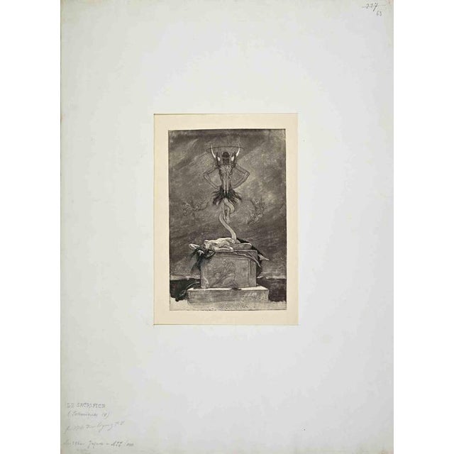Héliogravure with extensiive manual retouching in soft-ground etchind and roulette on paper, table from the suite "Les...