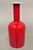 Mid-Century Modern Vintage Mid Century Modern Gulvase by Otto Brauer Holmegaard Red Art Glass Vase For Sale - Image 3 of 7