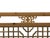 58" Chinese Rectangular Flower Birds Geometric Wood Wall Panel For Sale In San Francisco - Image 6 of 11