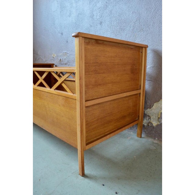 Bohemian Wooden Children's Bed, 1960s For Sale - Image 12 of 17