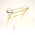 Vintage Italian Acrylic Glass and Gilt Console Table, 1970s For Sale - Image 4 of 11