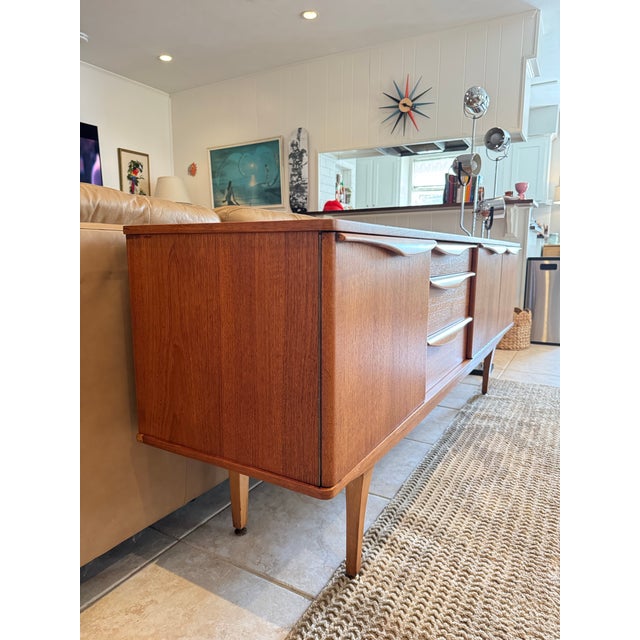 A Beautiful Teak Sideboard by Stonehill Furniture, Made in the Uk, Circa 1960s For Sale - Image 4 of 12