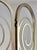 1990s Ethan Allen Radius Collection Brushed Nickel Three-Panel Architectural Folding Room Divider For Sale - Image 13 of 18