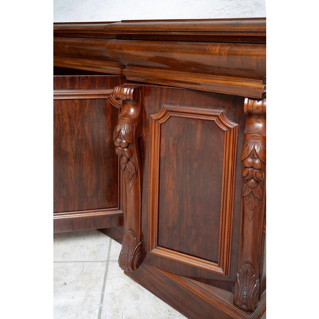 Antique Victorian Four-Door Sideboard, England, 19th Century For Sale - Image 4 of 6