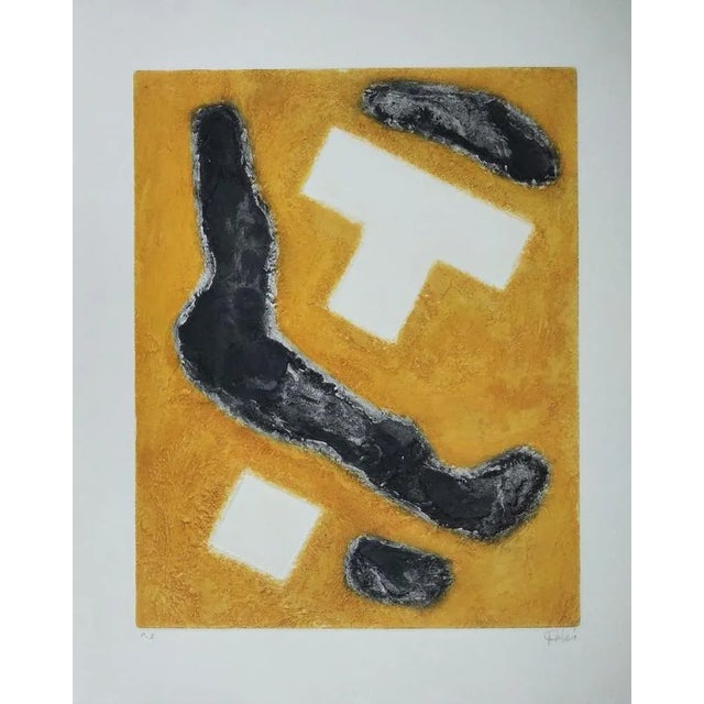 Black Agusti Penades, Composition, 1980, Engraving For Sale - Image 8 of 8