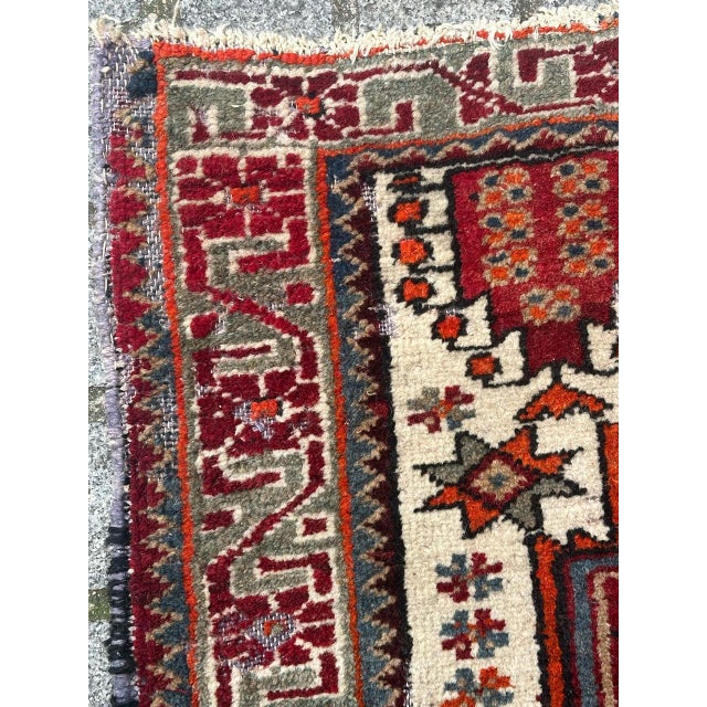 Mid-Century Hamadan Rug, 1950s For Sale - Image 16 of 18