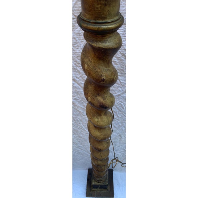 A charming pair of church candelabras dating back to the mid 19th century, from Italy and made of turned beech. These...