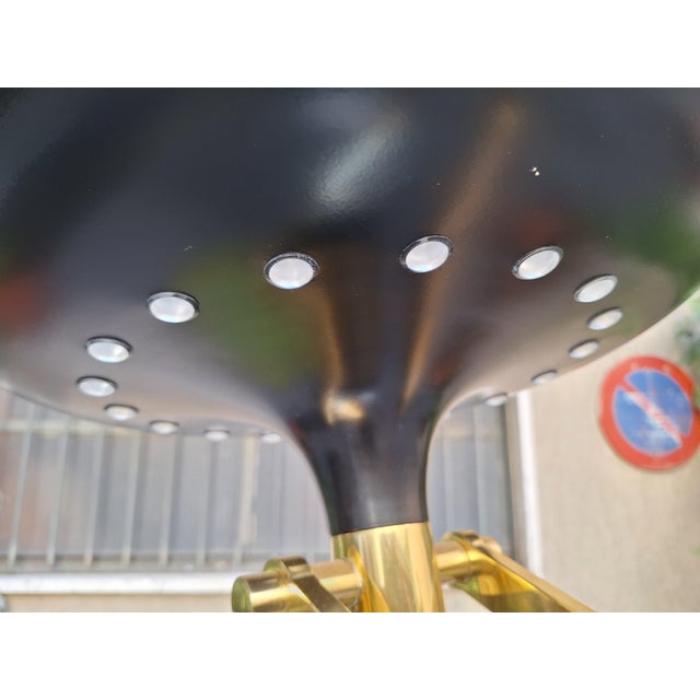 Vintage Tilting Model Floor Lamp in Polished Brass by Fedele Papagni, 1990s For Sale - Image 16 of 18