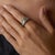 This beautiful vintage diamond band ring is a refined and sparkling design from the 1980’s, showcasing a graceful mix of...