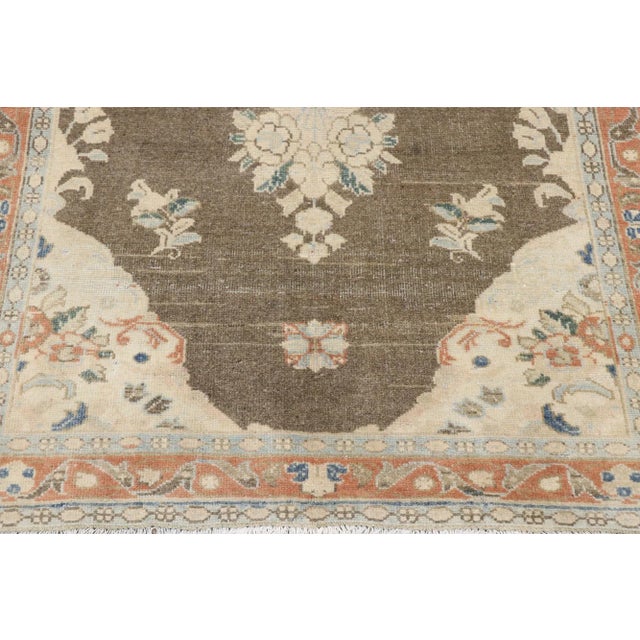 Vintage Persian Viss Rug - 03'06 X 04'11 For Sale - Image 4 of 9