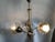 Small Czech Bohemia Chandelier with 3 Bulbs, 1950s For Sale - Image 9 of 18